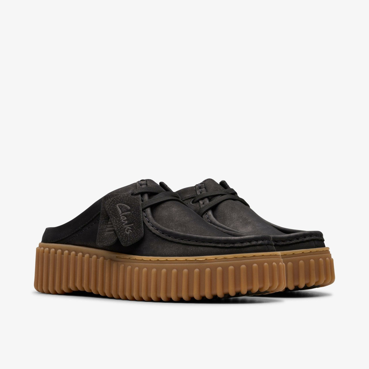 Torhill Mule Black Nubuck Clarks Women