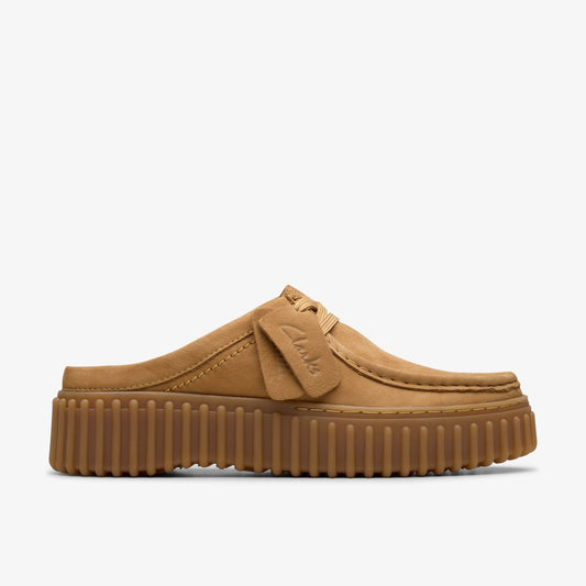 Torhill Mule Light Tan Nubuck Clarks Women