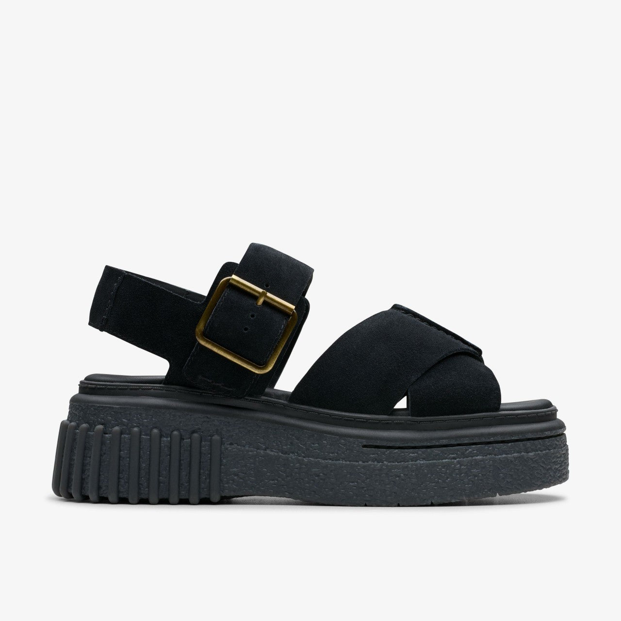 Evamar Wish Black Suede Clarks Women