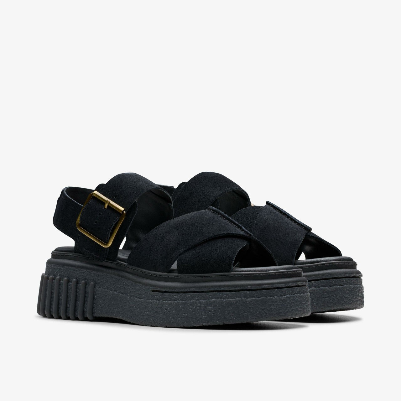 Evamar Wish Black Suede Clarks Women