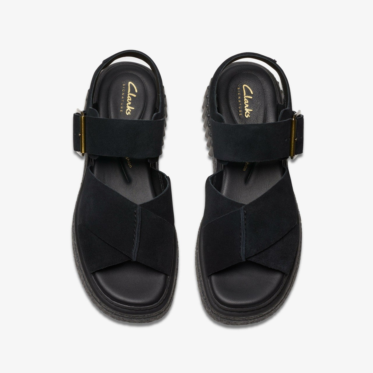 Evamar Wish Black Suede Clarks Women