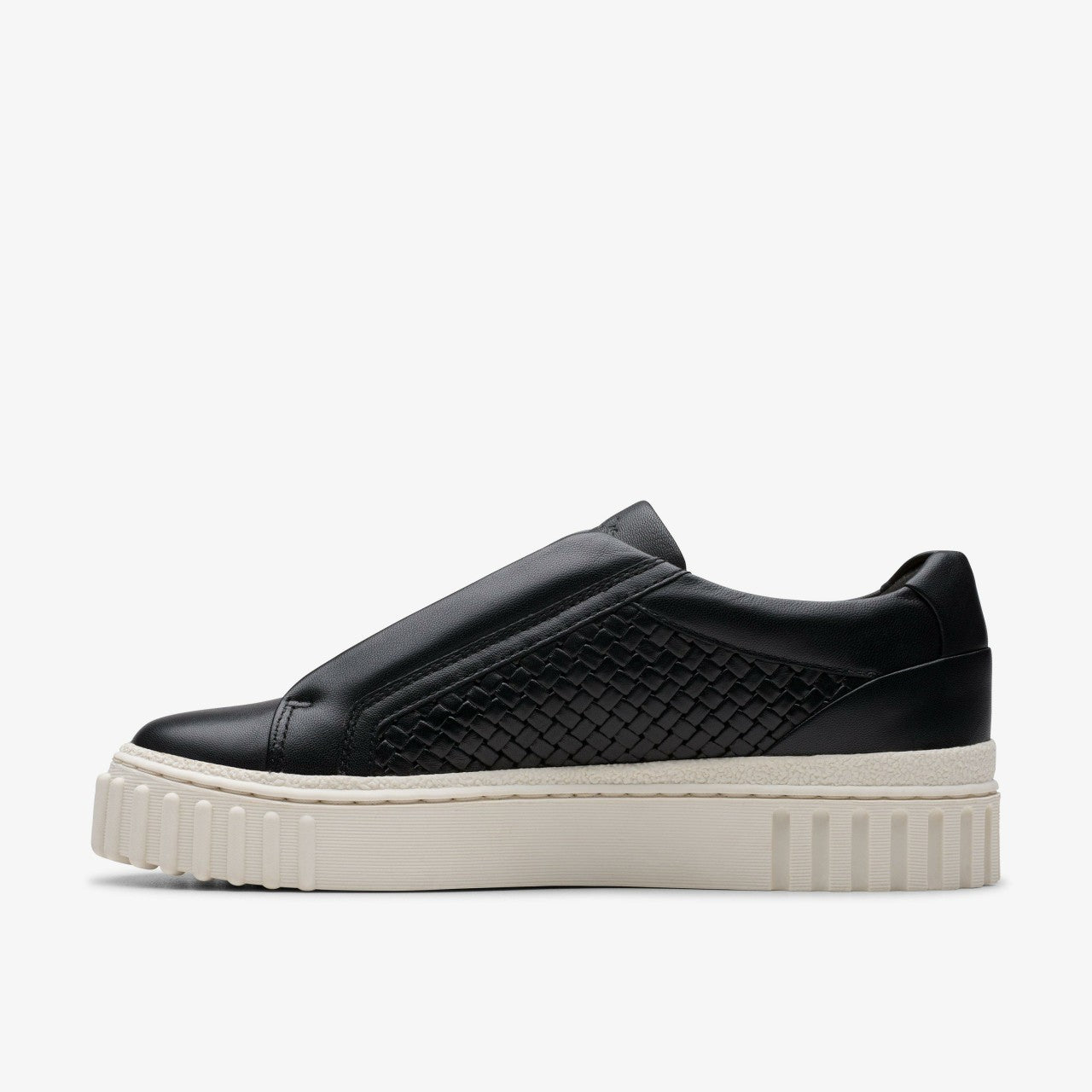 Mayhill Bay Black Leather Clarks Women