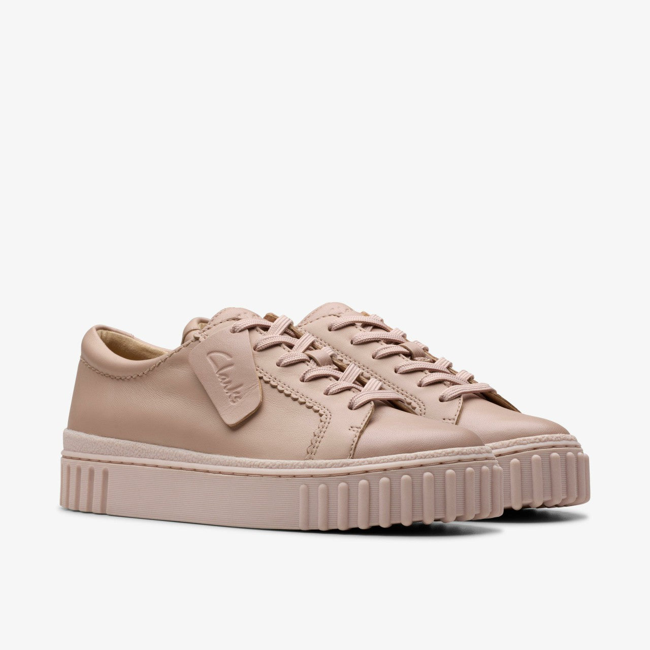 Mayhill Walk Light Pink Leather Clarks Women