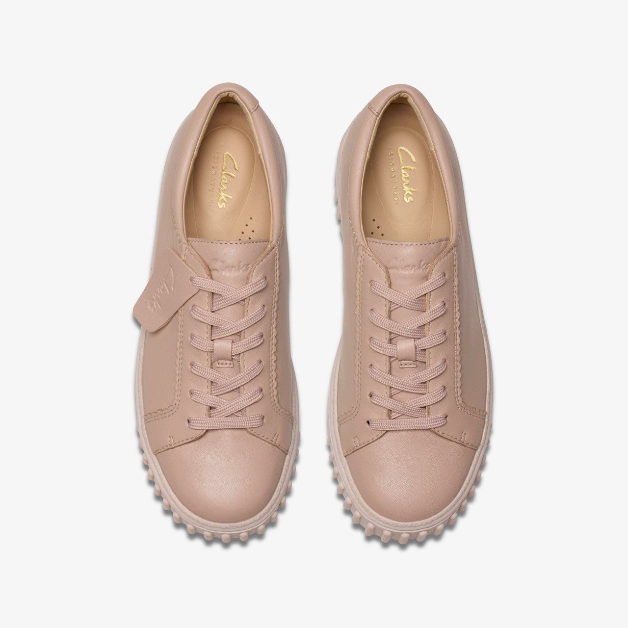 Mayhill Walk Light Pink Leather Clarks Women