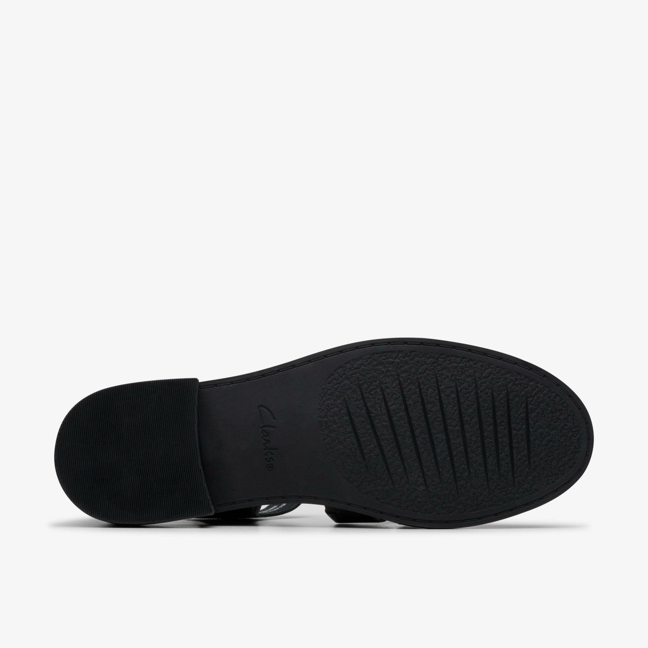 Hana Sun Black Leather Clarks Women