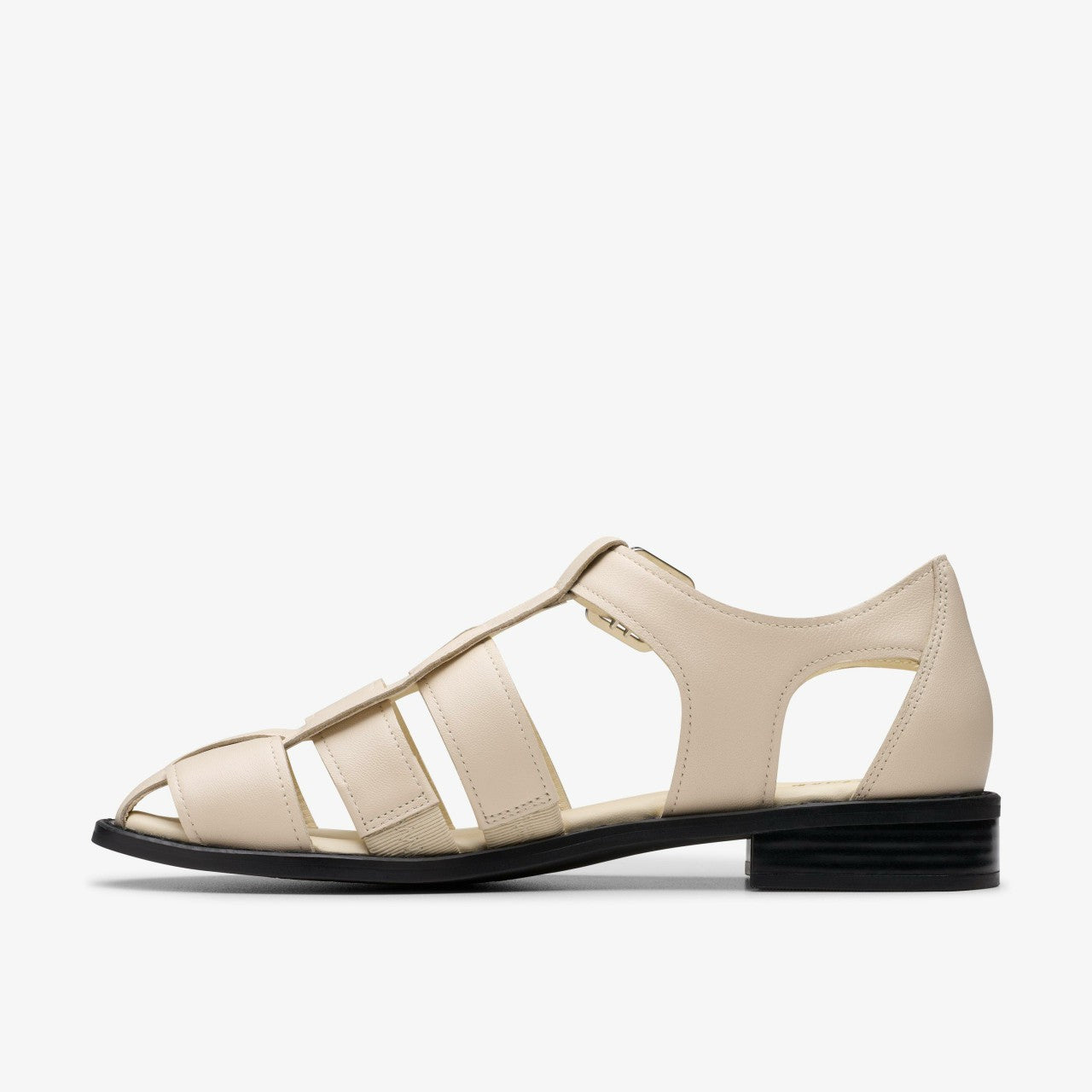 Hana Sun Off White Leather Clarks Women