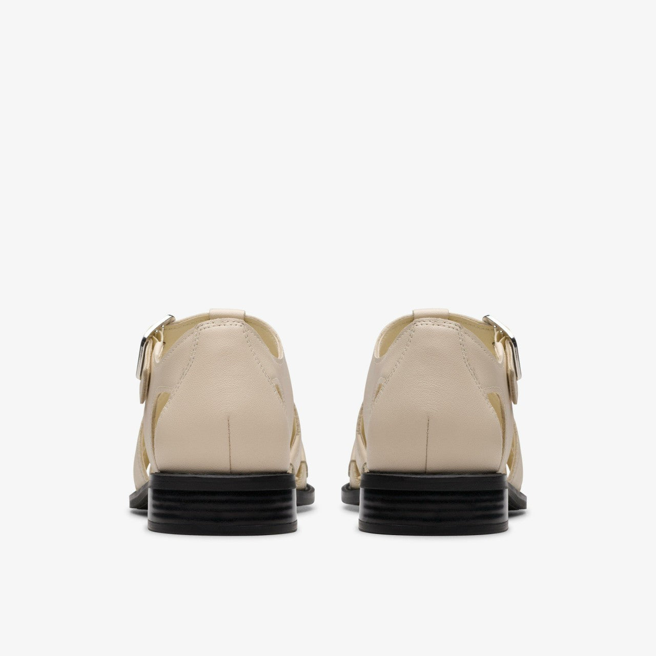 Hana Sun Off White Leather Clarks Women