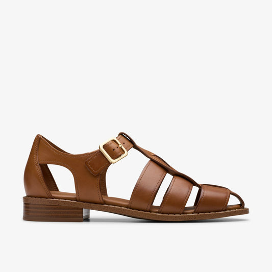 Hana Sun Tan Leather Clarks Women