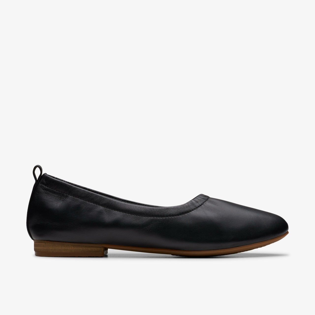 Fawna Soft Black Leather Clarks Women