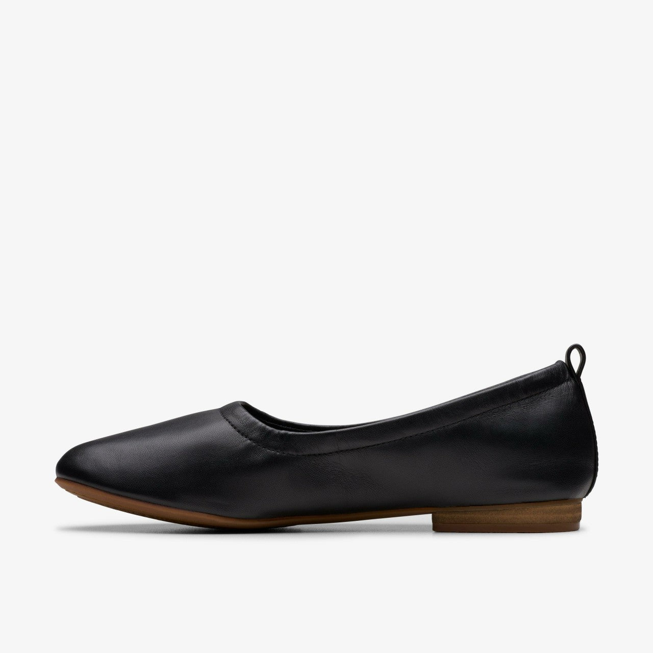 Fawna Soft Black Leather Clarks Women