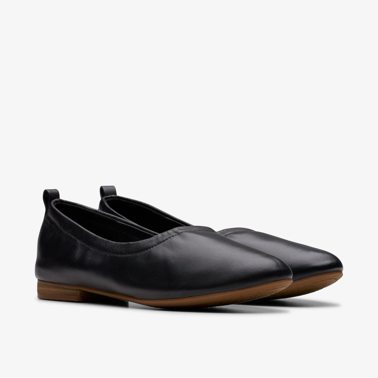Fawna Soft Black Leather Clarks Women