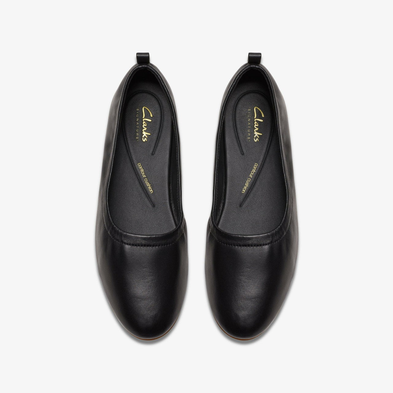 Fawna Soft Black Leather Clarks Women