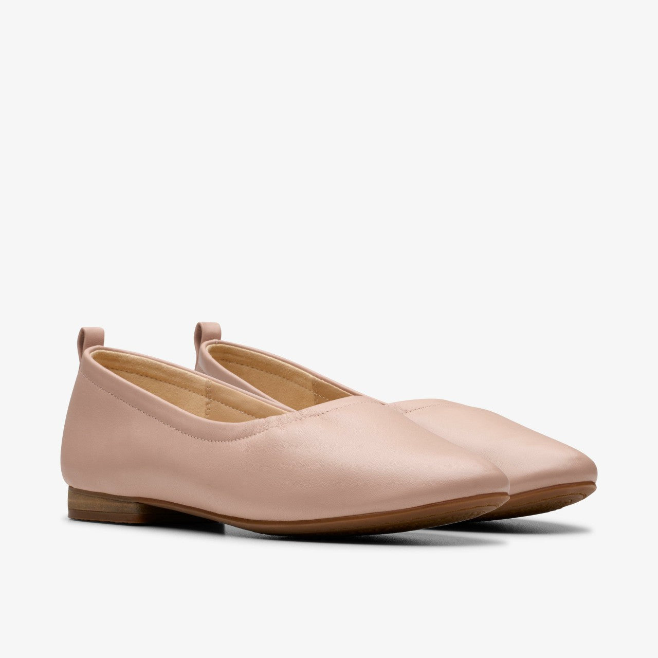 Fawna Soft Light Pink Leather Clarks Women