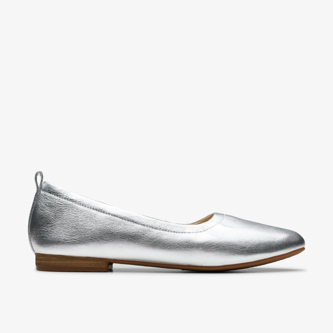 Fawna Soft Silver Metallic Clarks Women