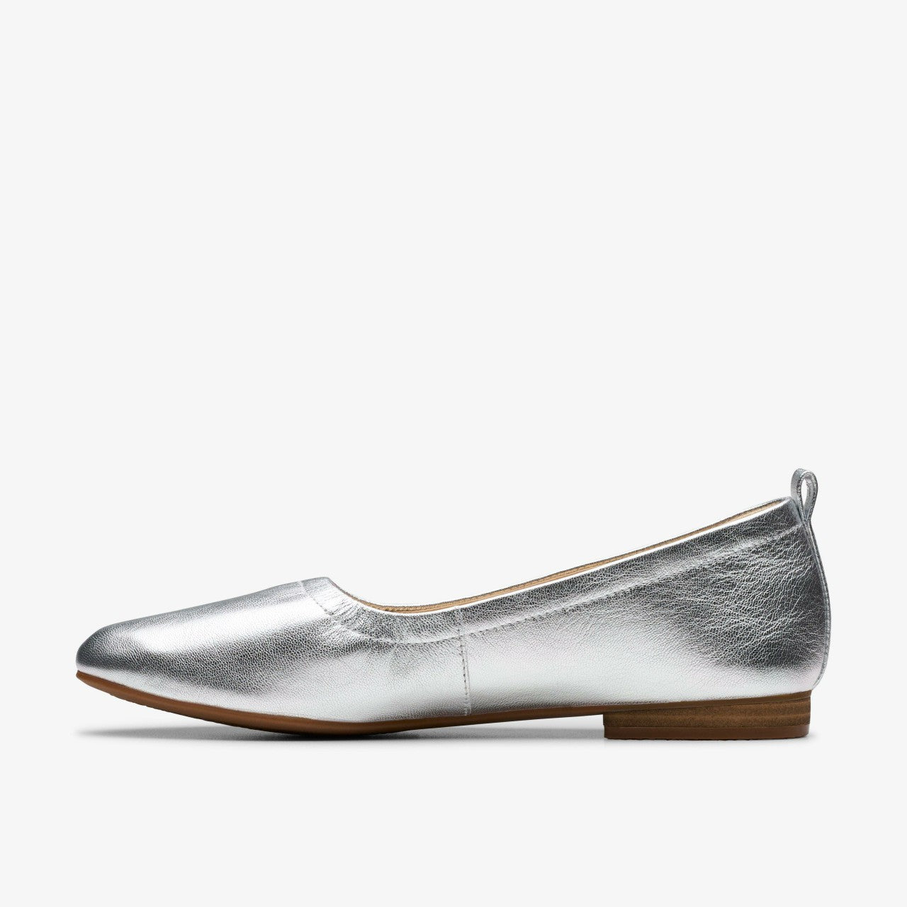 Fawna Soft Silver Metallic Clarks Women