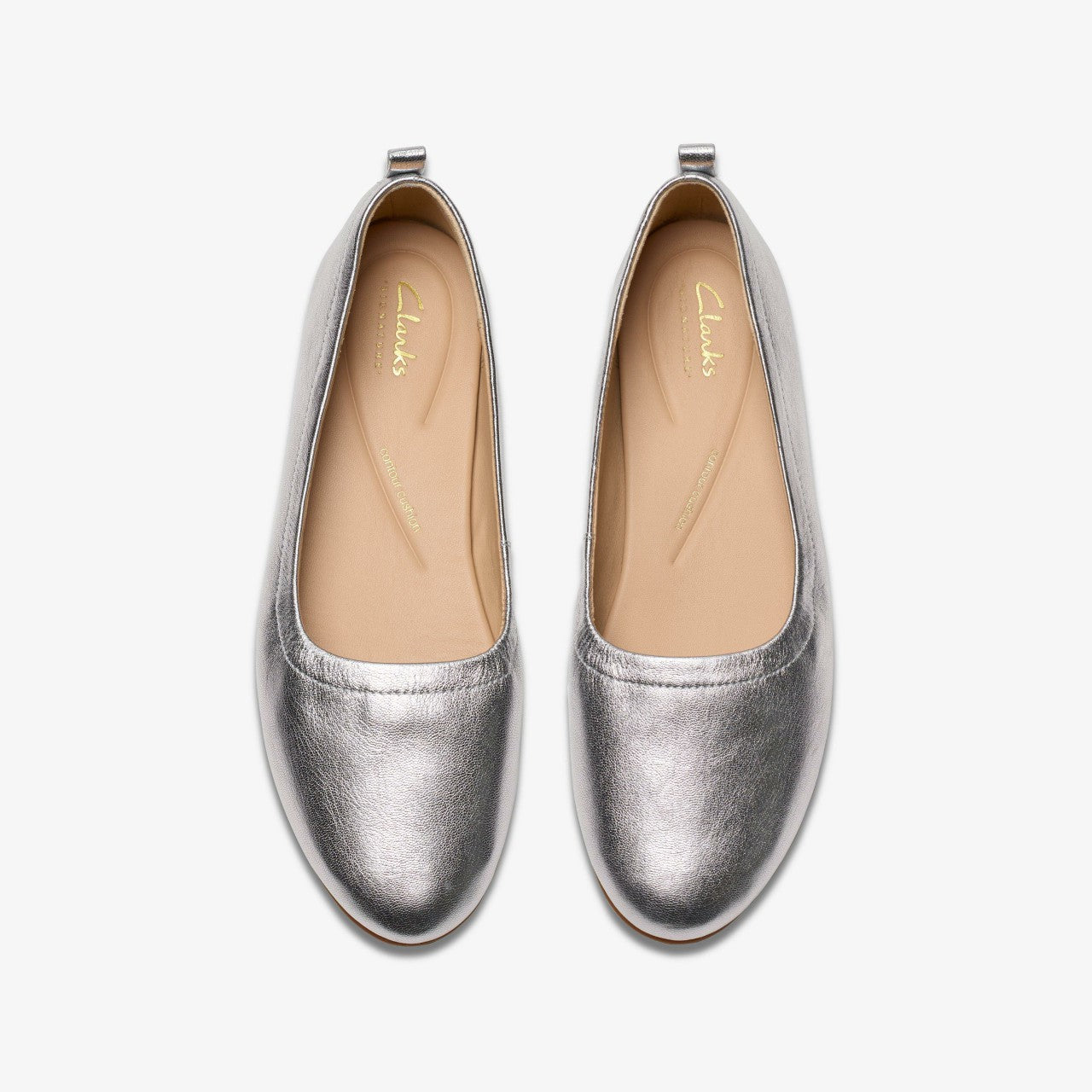 Fawna Soft Silver Metallic Clarks Women