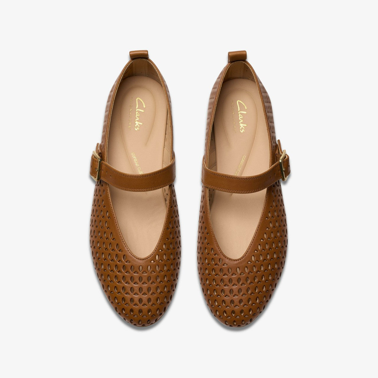 Fawna Jane Tan Leather Clarks Women