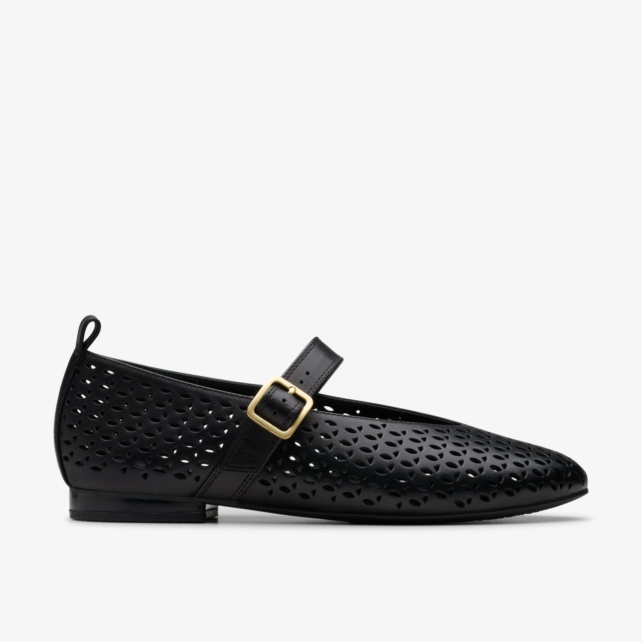 Fawna Jane Black Leather Clarks Women