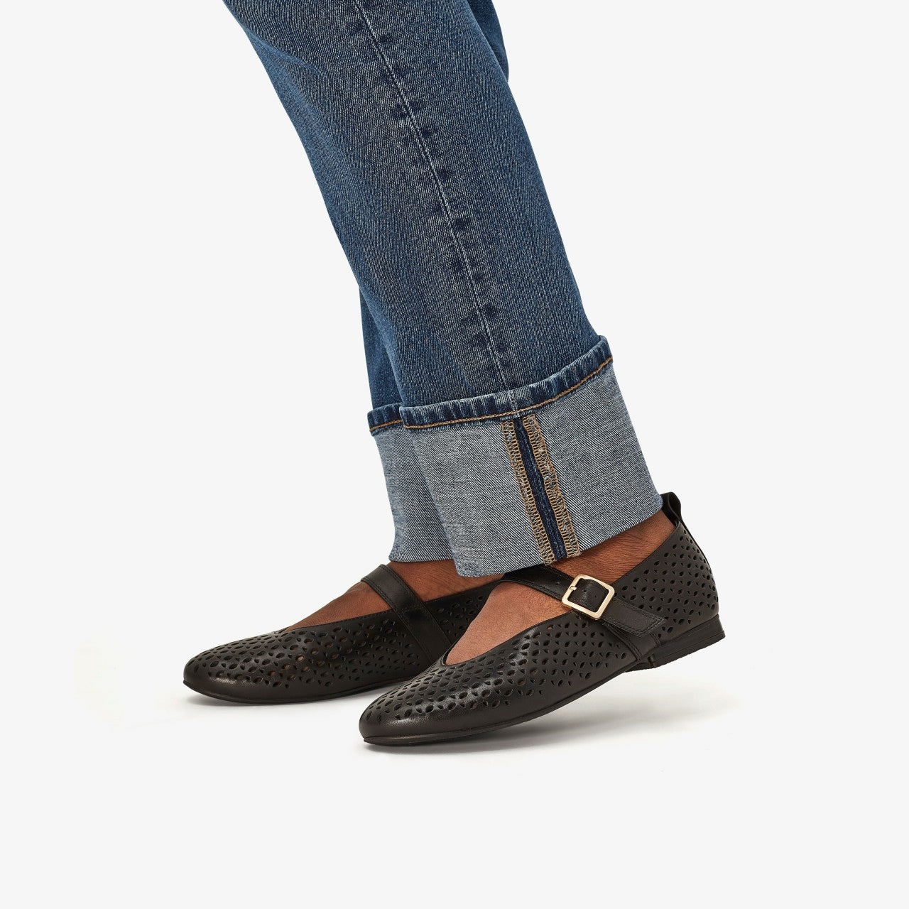 Fawna Jane Black Leather Clarks Women