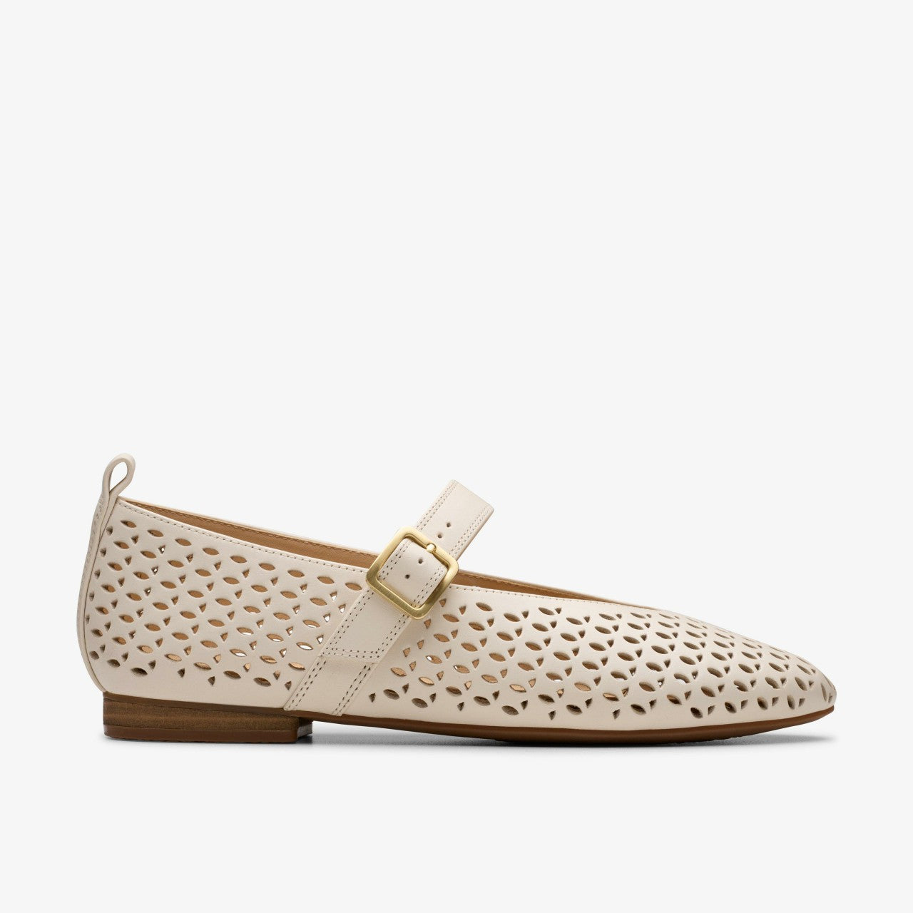 Fawna Jane Cream Leather Clarks Women
