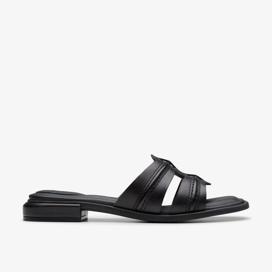 Ariany Mule Black Leather Clarks Women