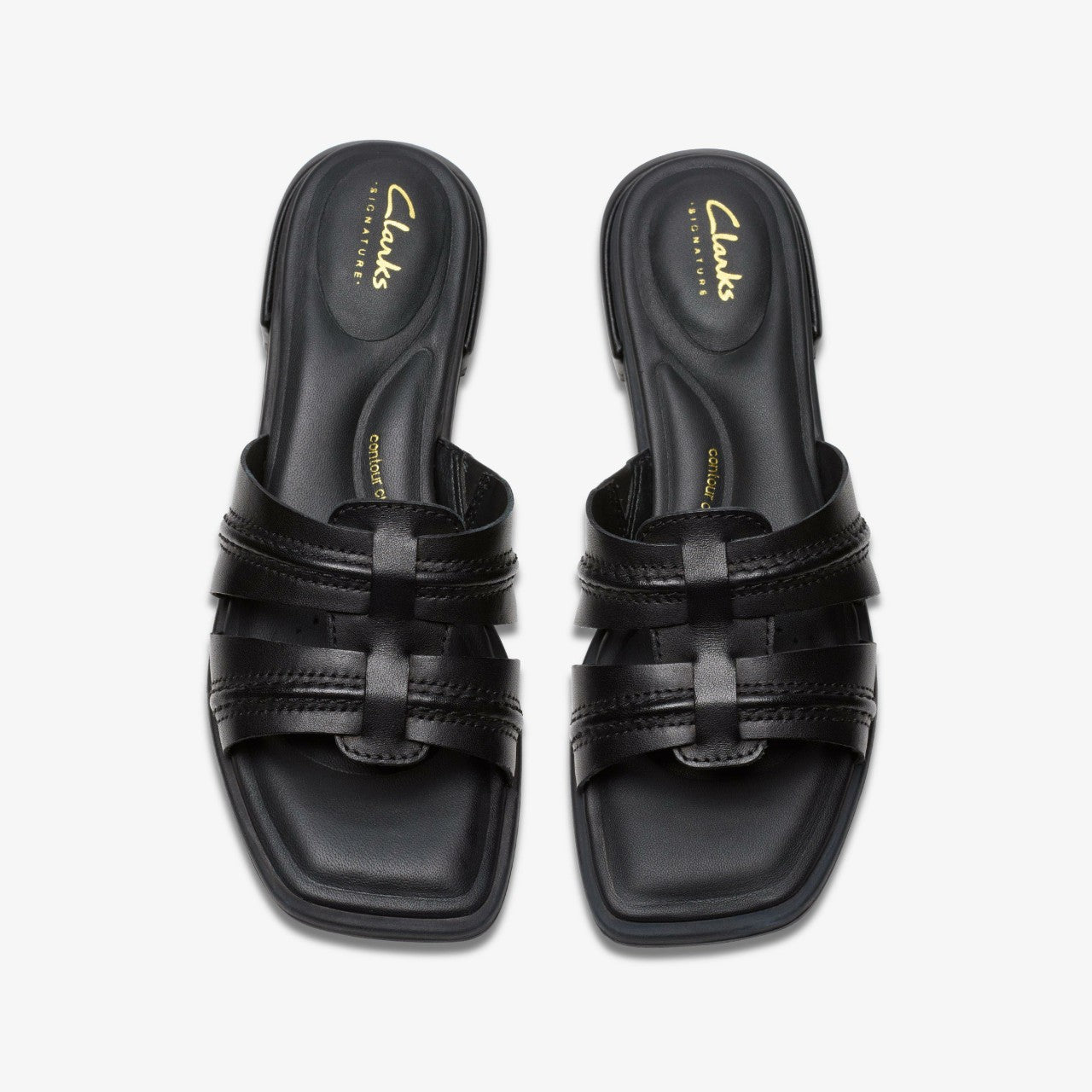 Ariany Mule Black Leather Clarks Women