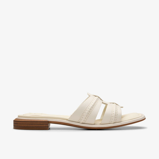 Ariany Mule Cream Leather Clarks Women