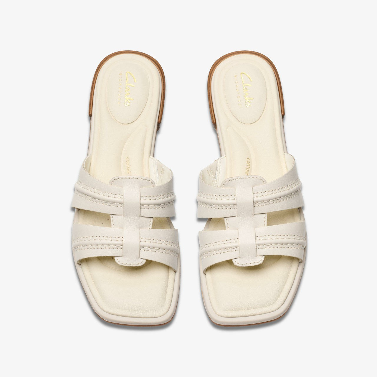 Ariany Mule Cream Leather Clarks Women