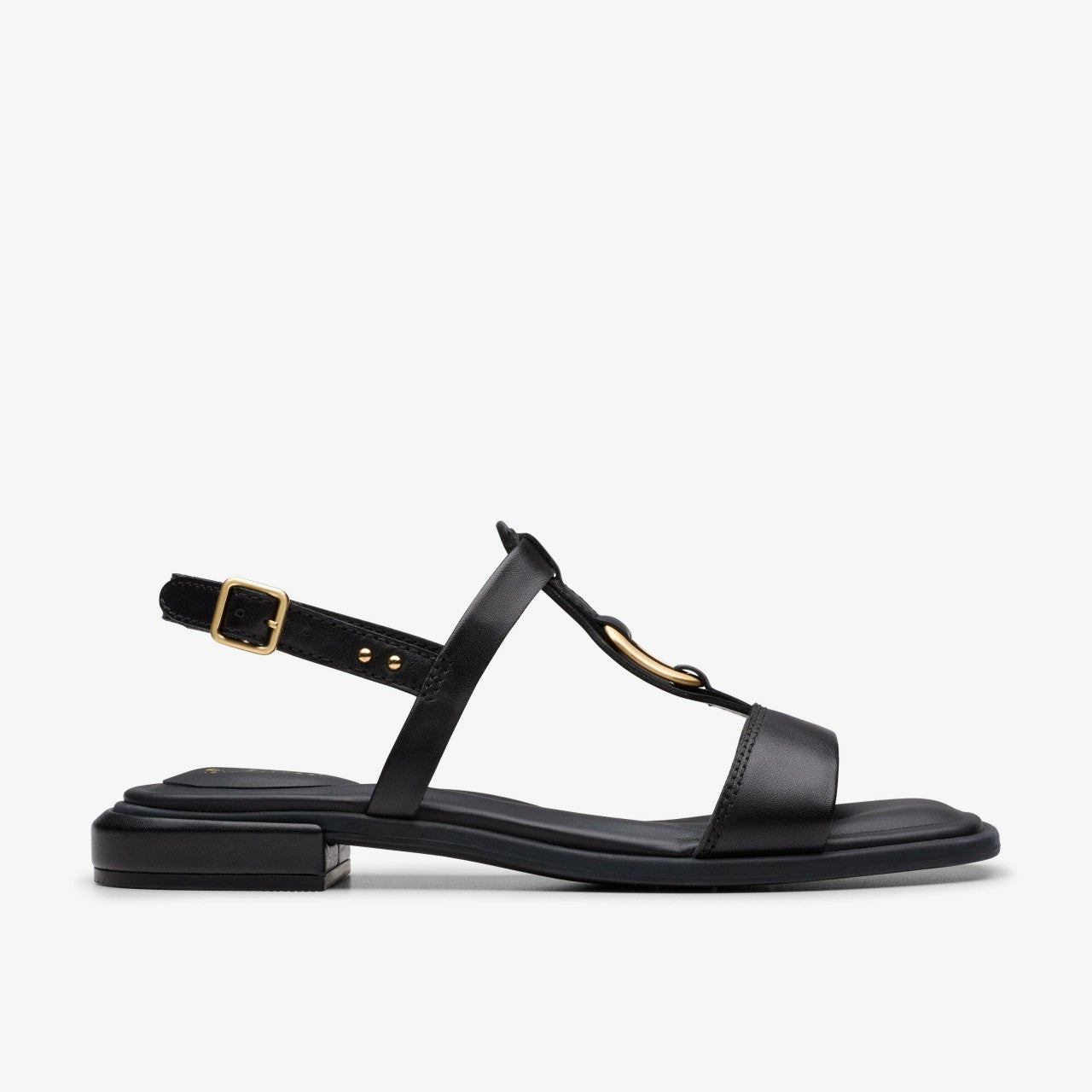 Ariany Sling Black Leather Clarks Women