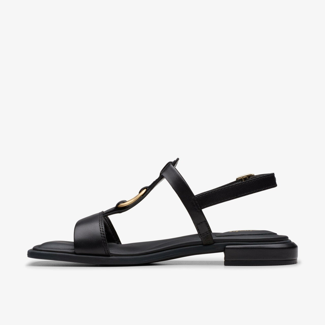 Ariany Sling Black Leather Clarks Women
