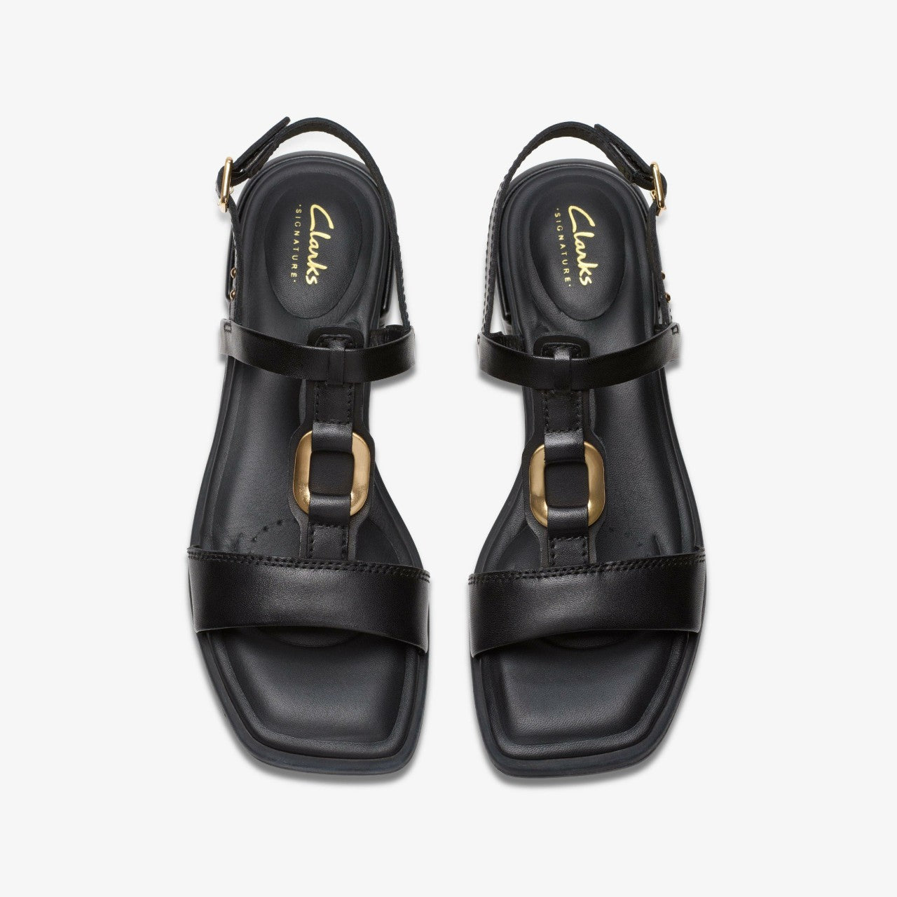 Ariany Sling Black Leather Clarks Women