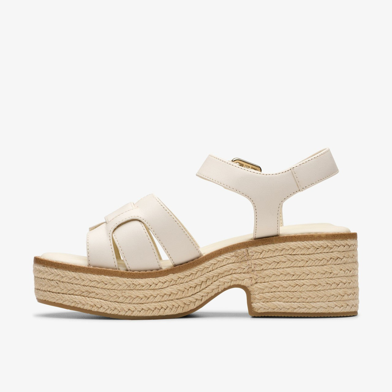Coledale Strap Cream Leather Clarks Women