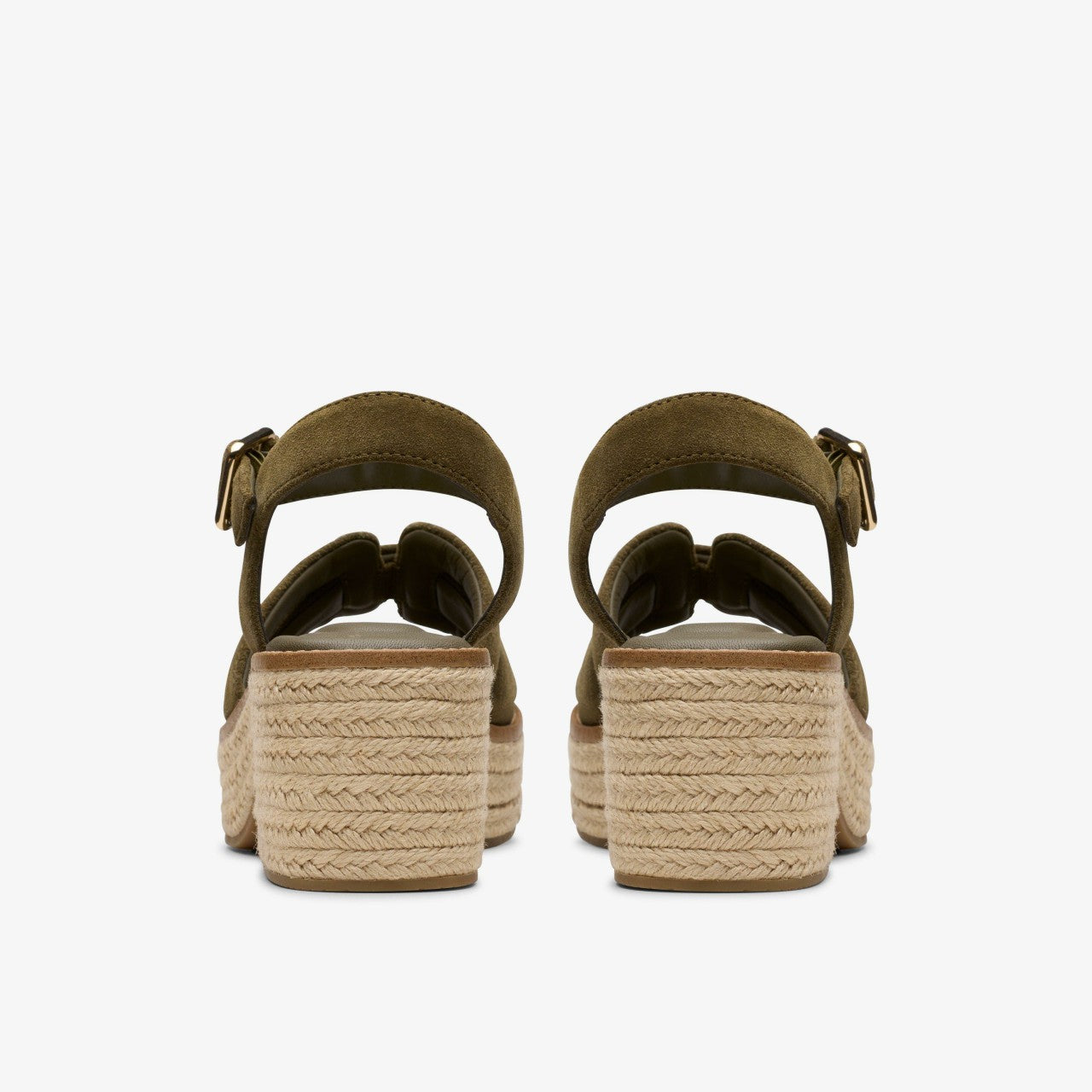 Coledale Strap Dark Olive Suede Clarks Women