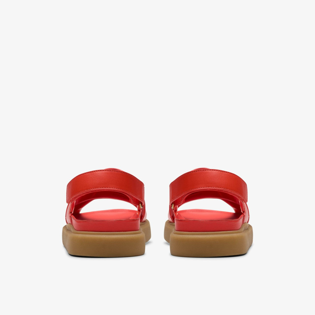Aristella Sun Bright Red Leather Clarks Women
