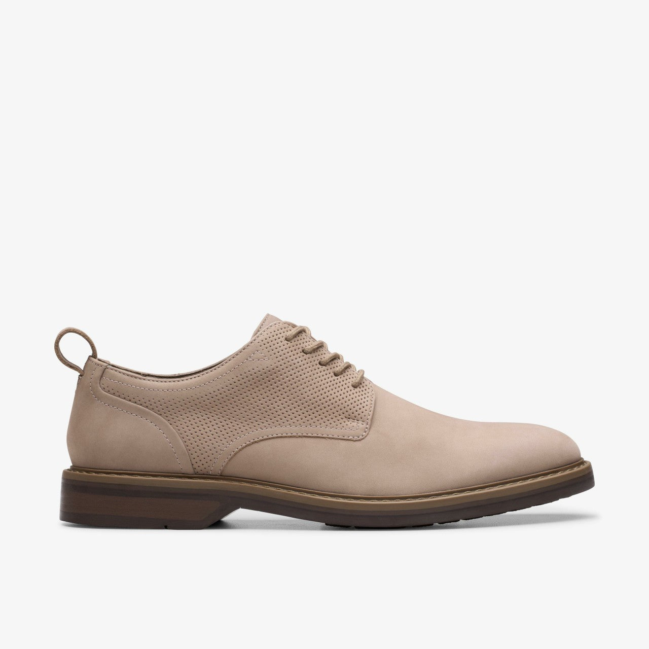 Aldwin Lace Grey Nubuck Clarks Men