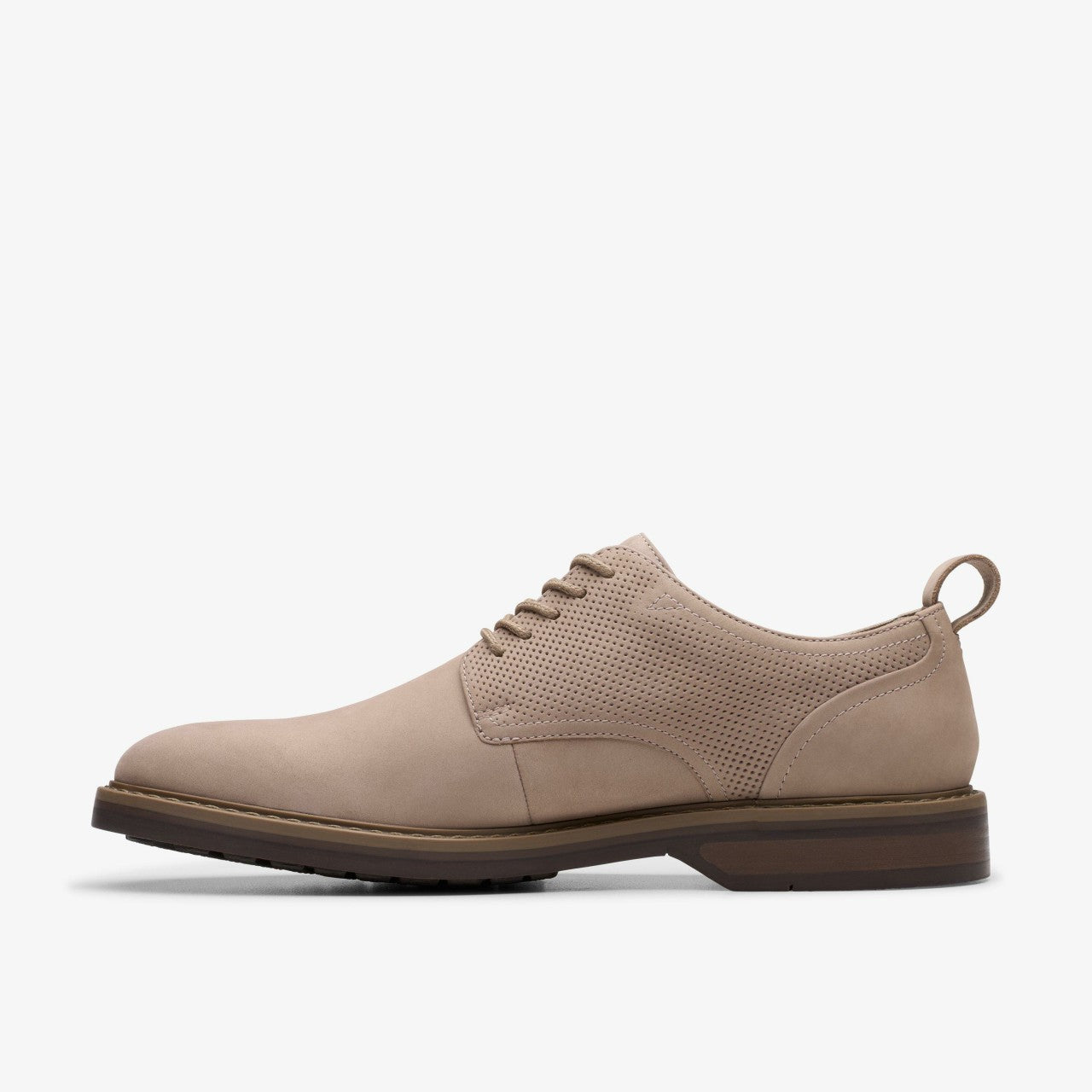 Aldwin Lace Grey Nubuck Clarks Men