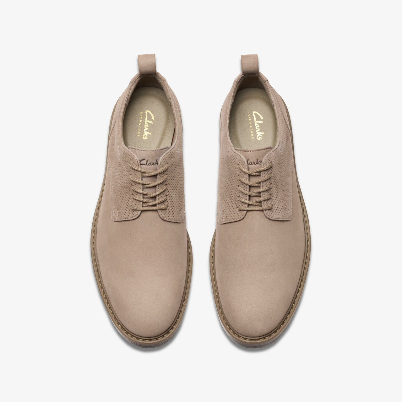 Aldwin Lace Grey Nubuck Clarks Men