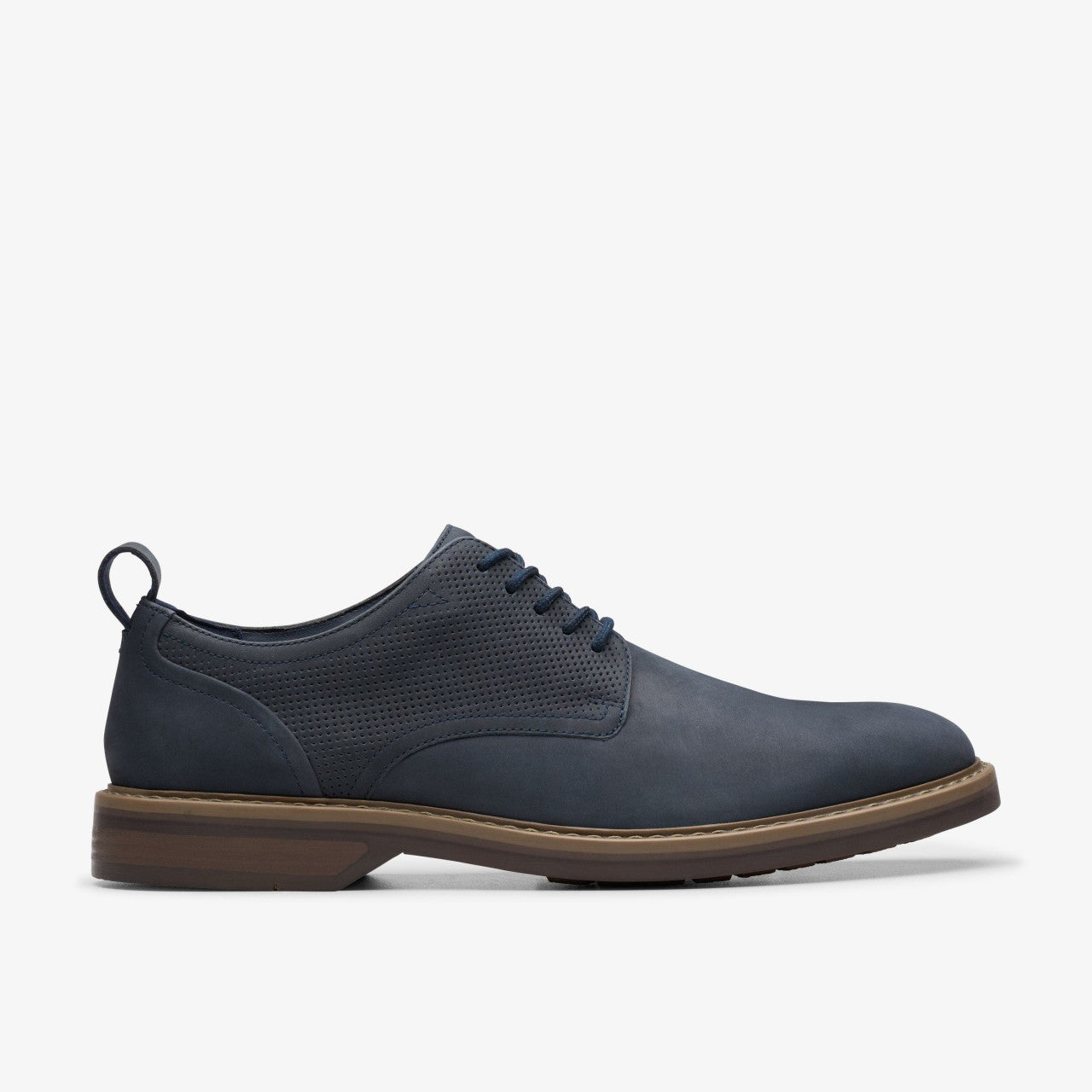 Aldwin Lace Navy Nubuck Clarks Men