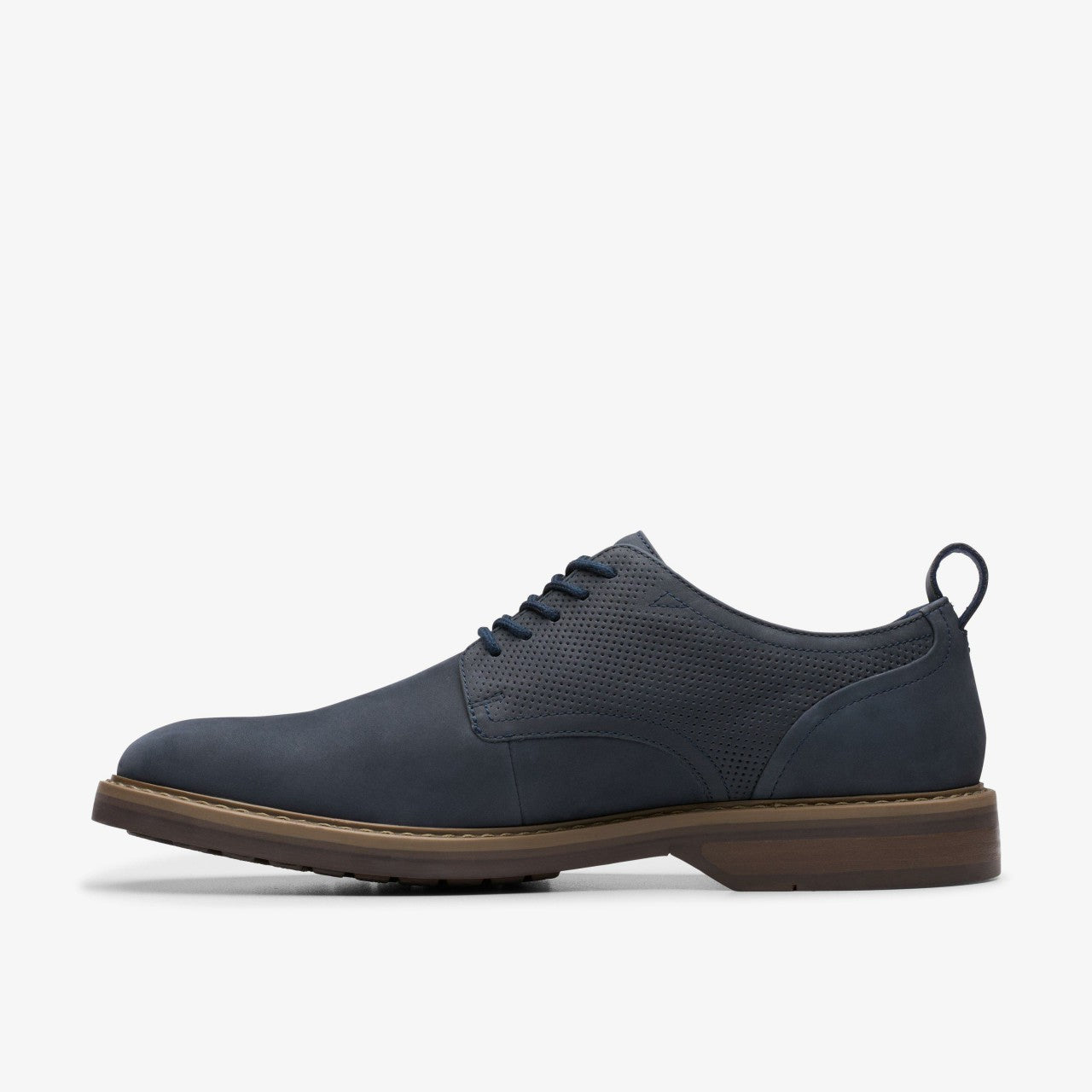 Aldwin Lace Navy Nubuck Clarks Men