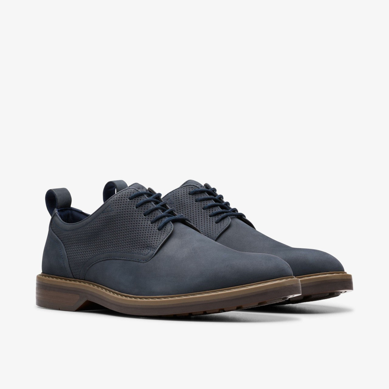 Aldwin Lace Navy Nubuck Clarks Men