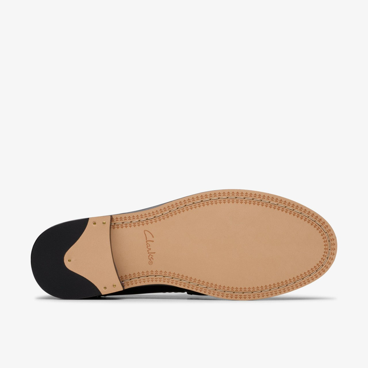 Straven Edge Black Combination Leather Clarks Women