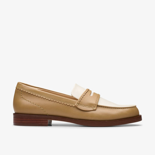 Straven Edge Light Tan Combination Clarks Women