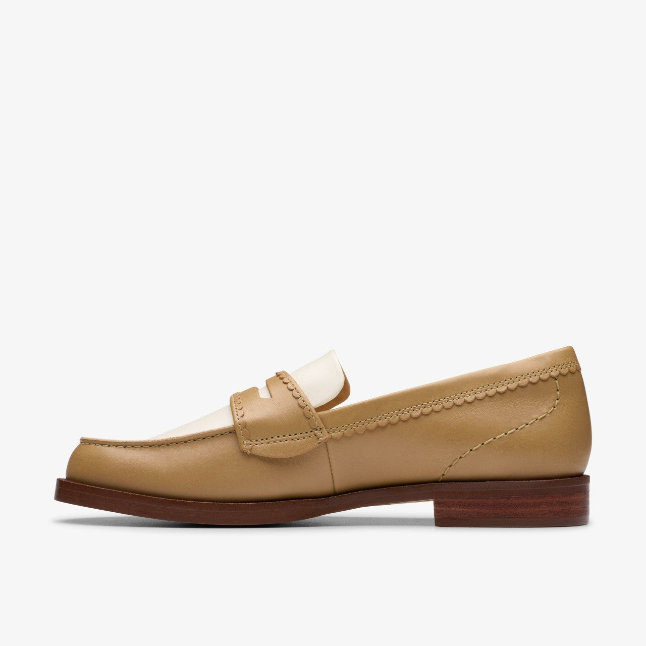 Straven Edge Light Tan Combination Clarks Women
