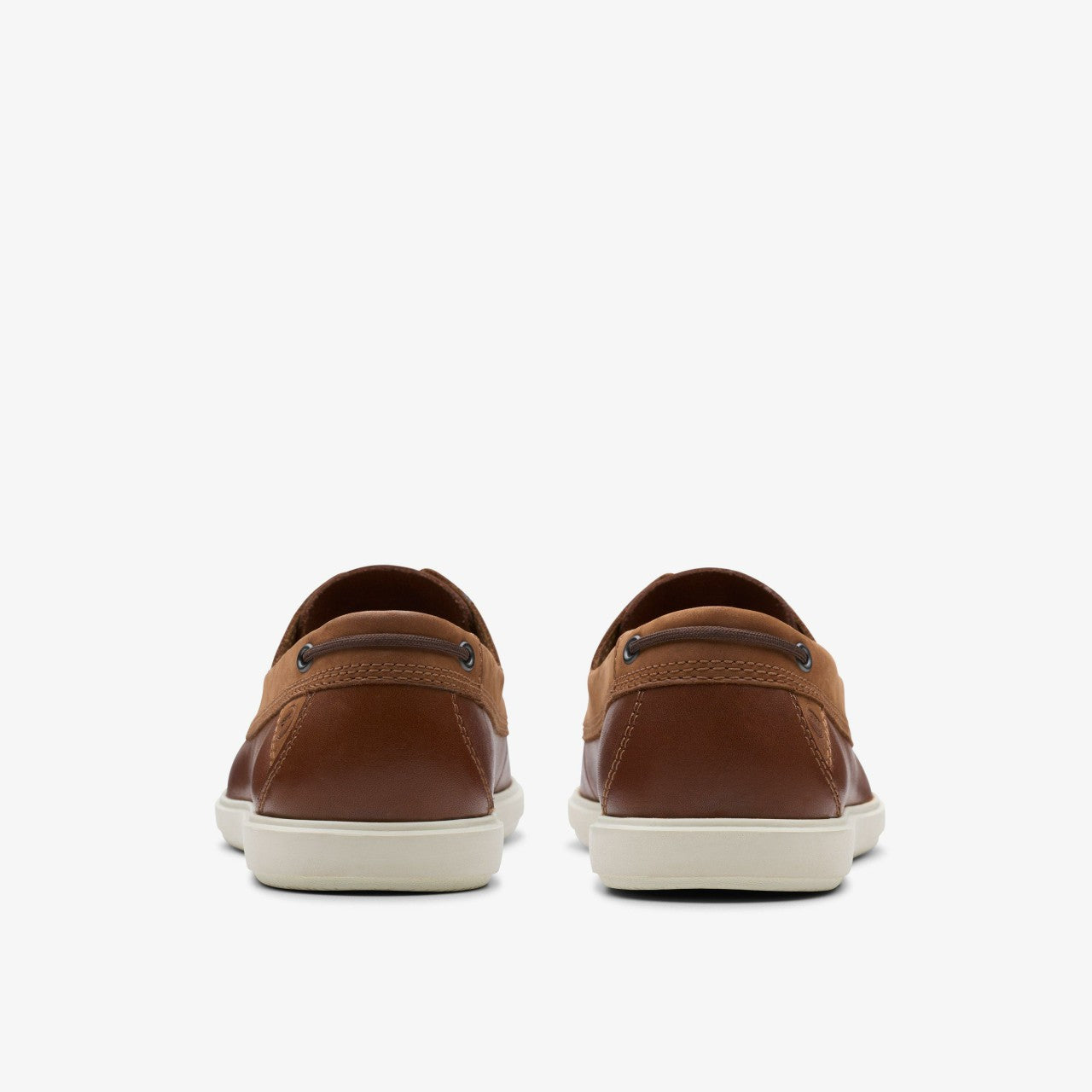Bratton Boat Dark Tan Leather Clarks Men