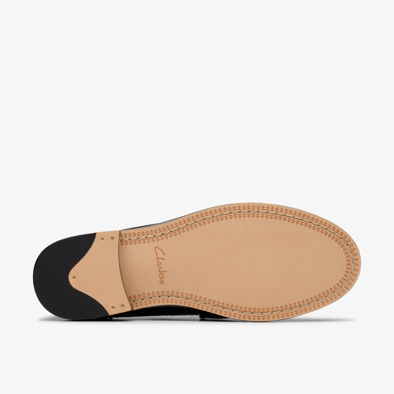 Straven Edge Black Leather Clarks Women