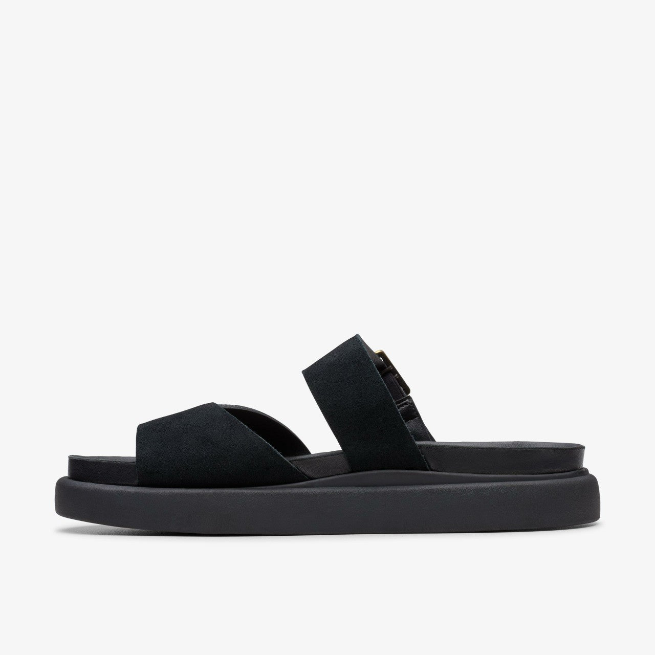 Aristella Mule Black Suede Clarks Women