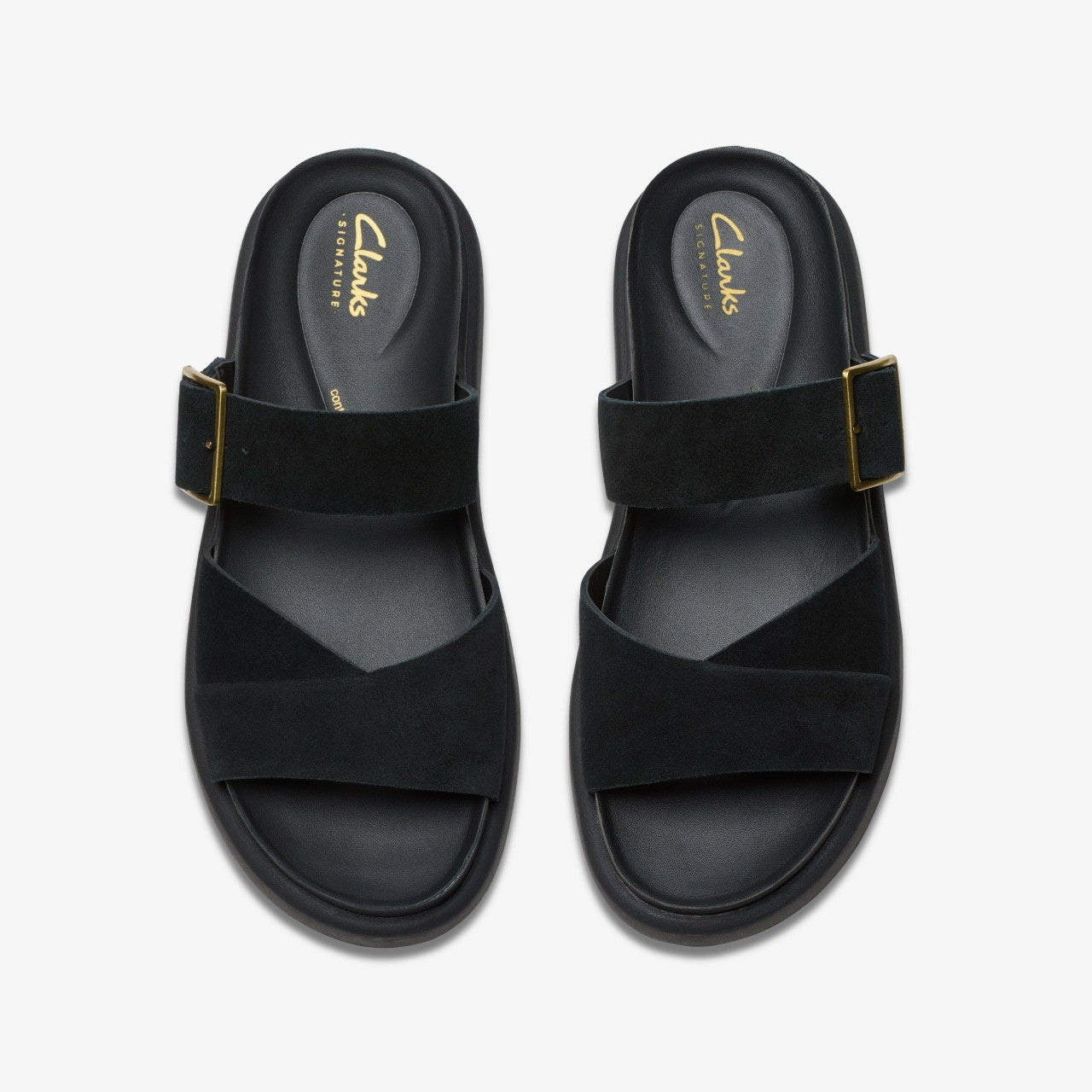 Aristella Mule Black Suede Clarks Women