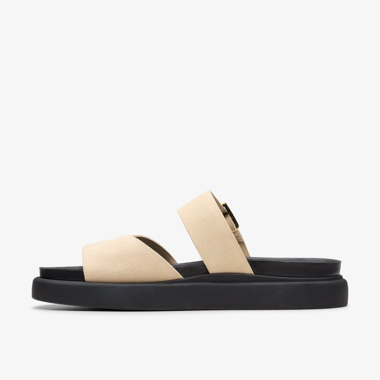 Aristella Mule Ecru Suede Clarks Women