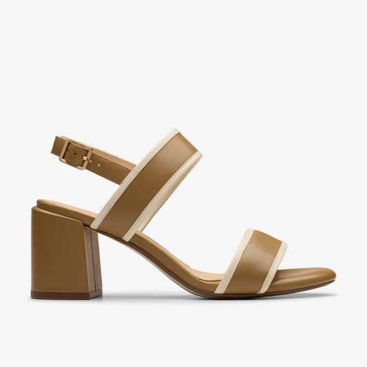 Ezoria Sling Light Tan Combination Clarks Women