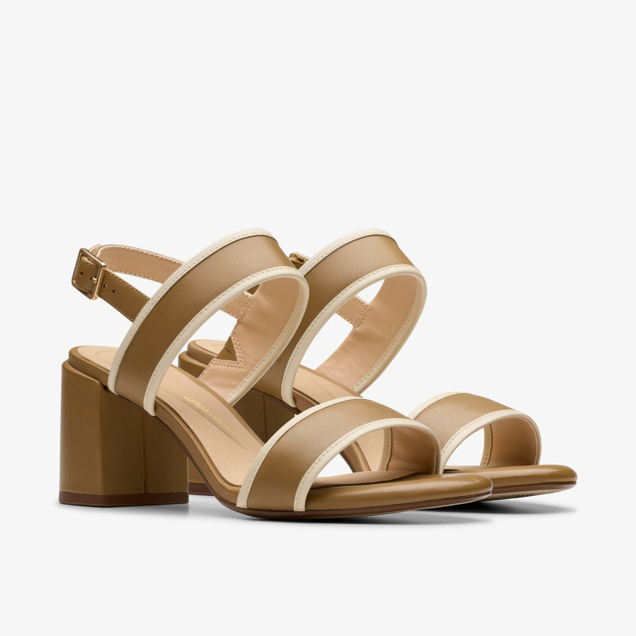 Ezoria Sling Light Tan Combination Clarks Women